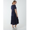 Tiered Smock Midi Dress