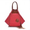 Convertible Handbag Backpack Leather