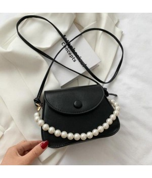 Pearl Beaded Crossbody Bag