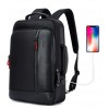 Black Anti Theft Backpack With USB