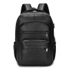 Leather Backpack With USB Charger