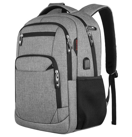 Multi-space Men's Travel Laptop Backpack With USB