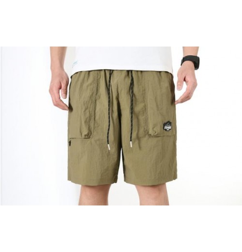 durable stretchy nylon-poly shorts