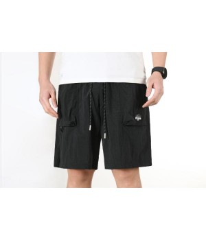 durable stretchy nylon-poly shorts